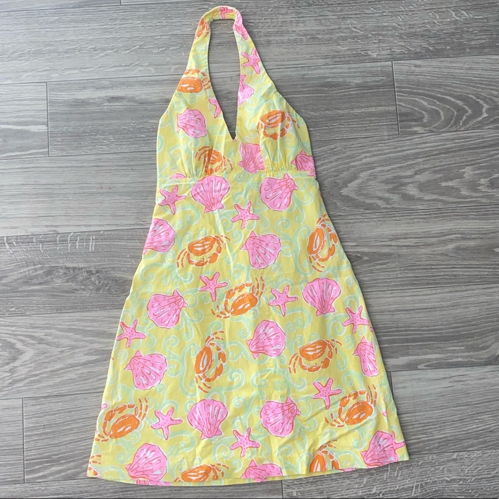 Coastal Lilly Pulitzer halter dress